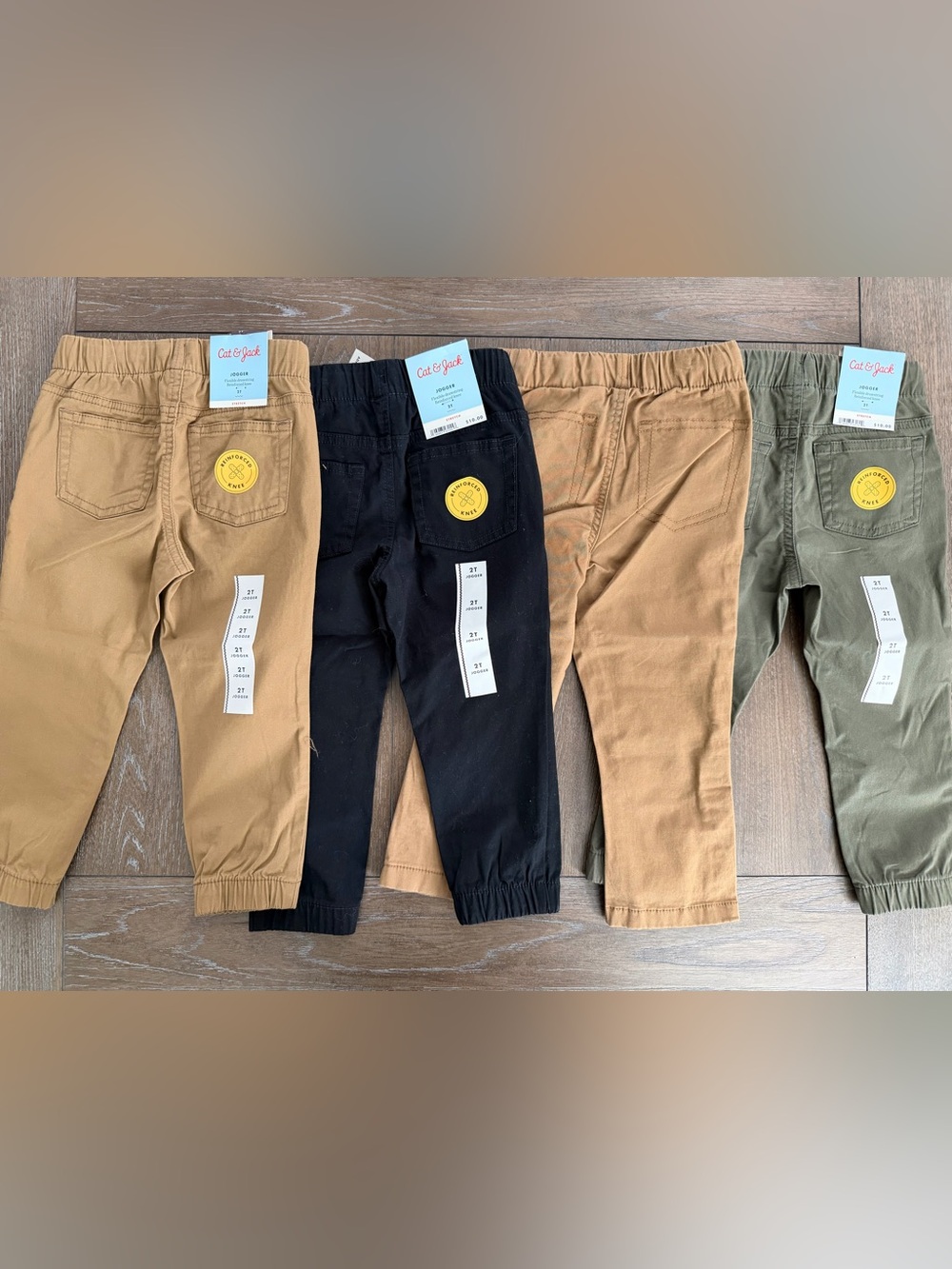 NWT Four Pairs Cat & Jack Pants Joggers 2T